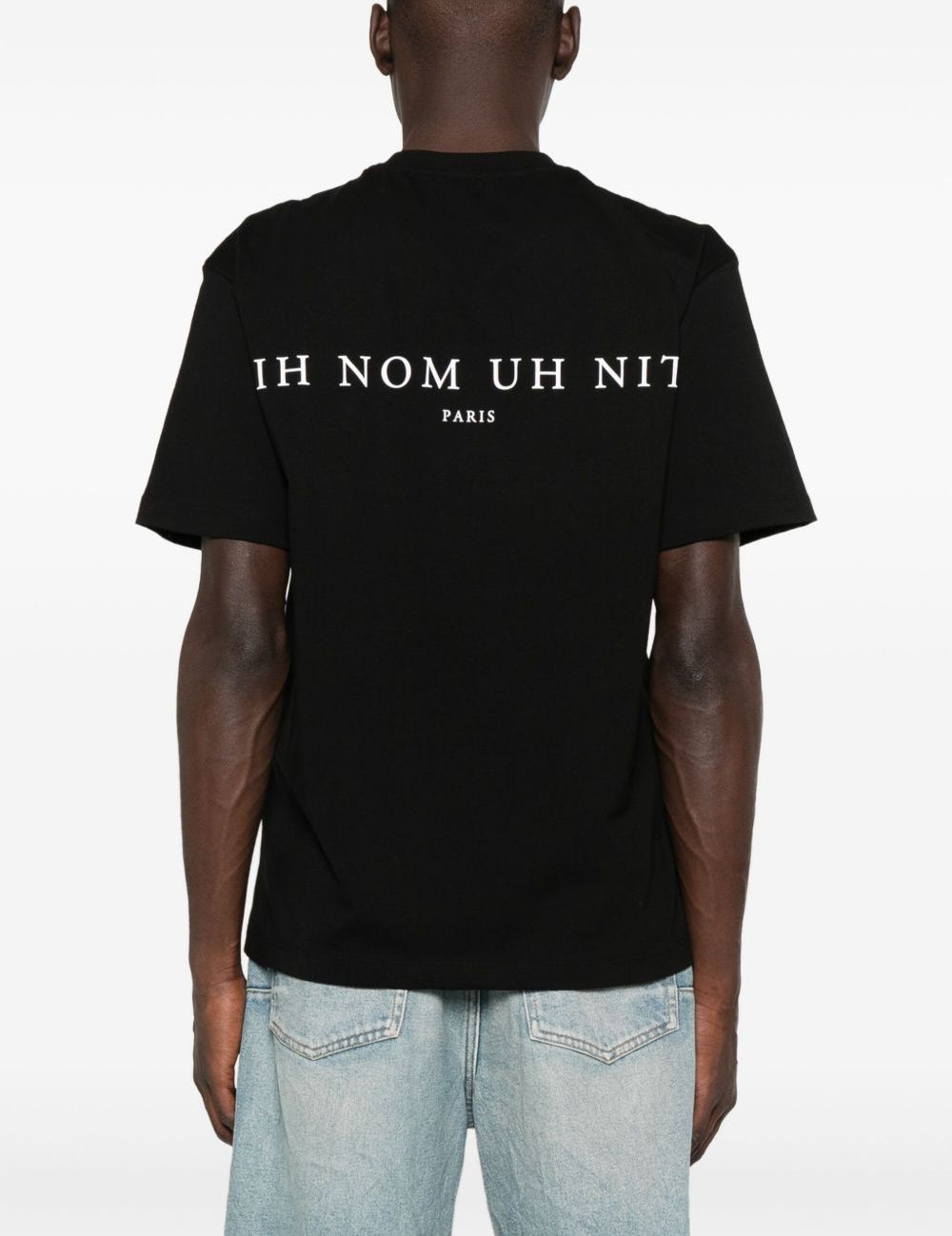 T-shirt con stampa grafica in nero Ih nom uh nit - uomo 