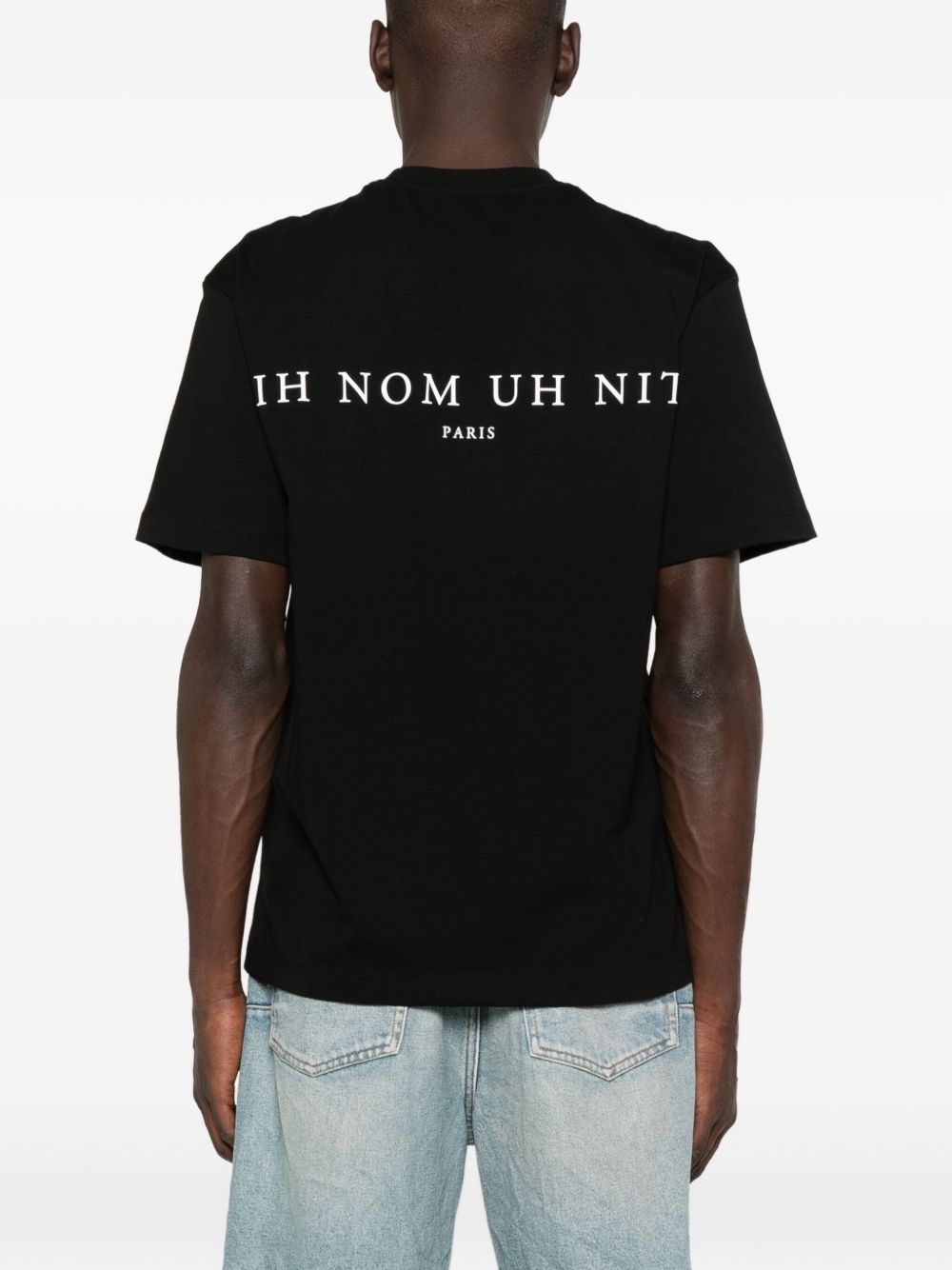 T-shirt con stampa grafica in nero Ih nom uh nit - uomo 