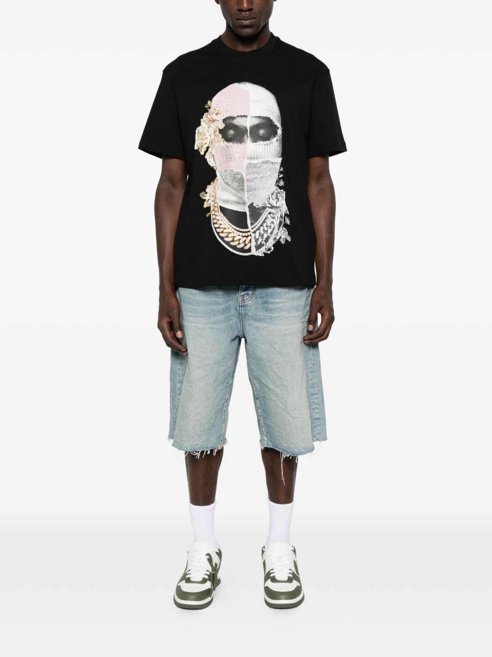 T-shirt con stampa grafica in nero Ih nom uh nit - uomo 