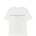 T-shirt con stampa floreale in bianco Ih nom uh nit - uomo 