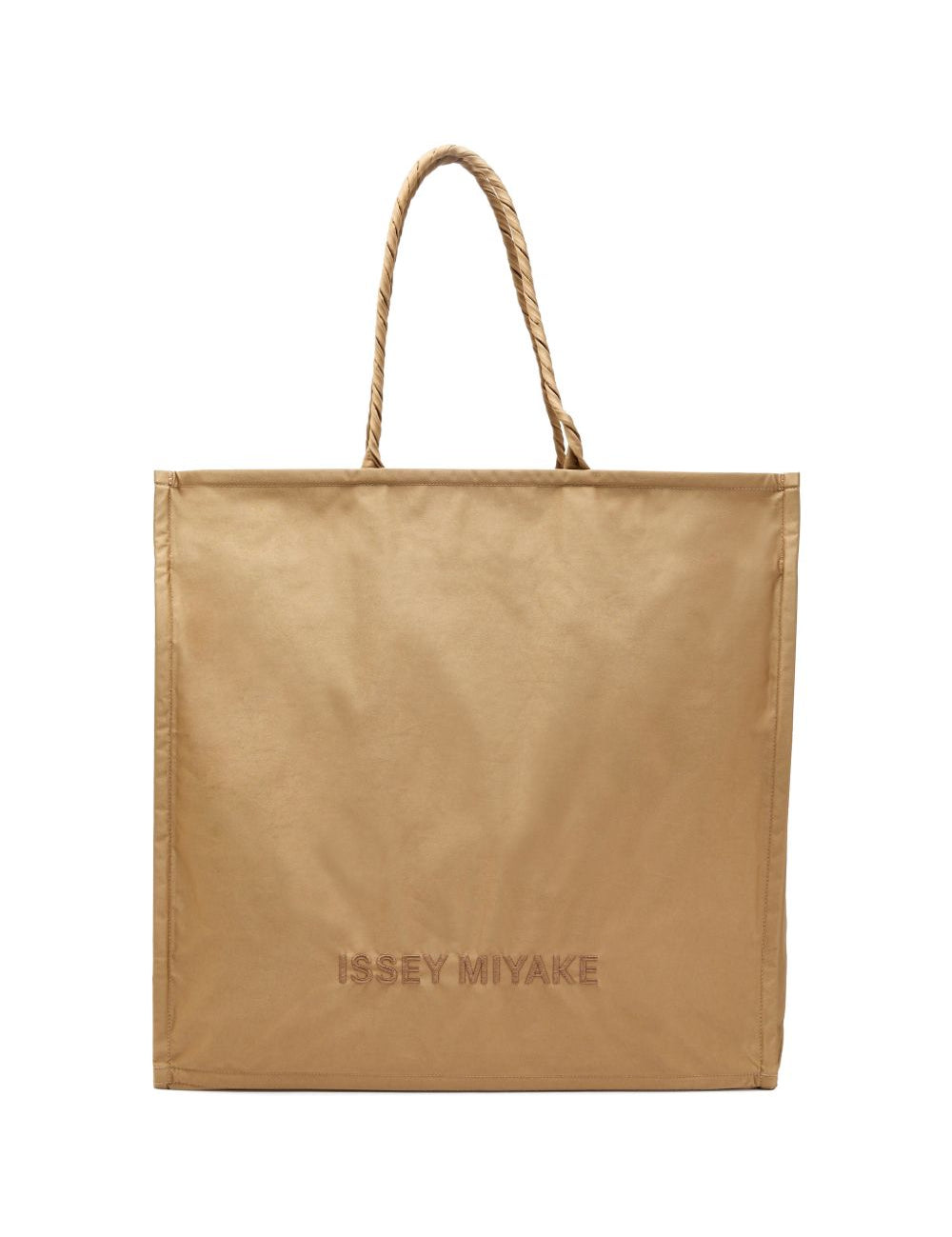 Borsa tote con logo in beige Issey Miyake - donna 