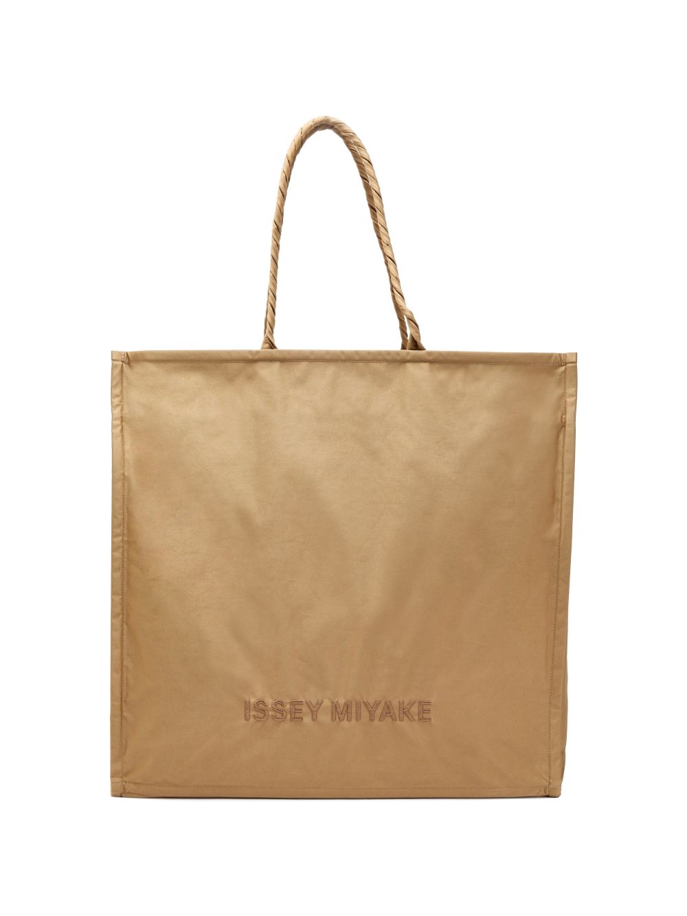 Borsa tote con logo in beige Issey Miyake - donna 