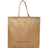 Borsa tote con logo in beige Issey Miyake - donna 
