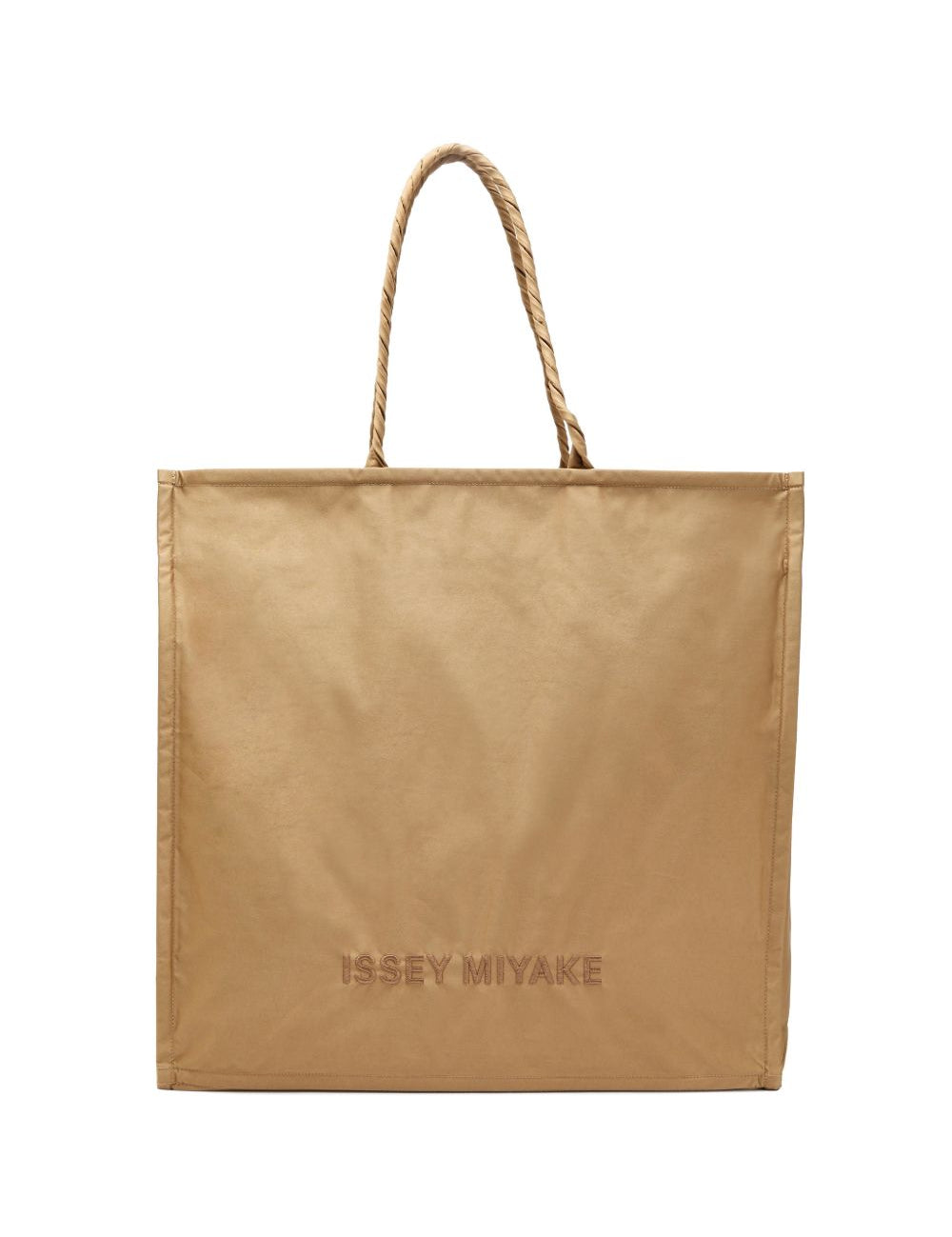Borsa tote con logo in beige Issey Miyake - donna 