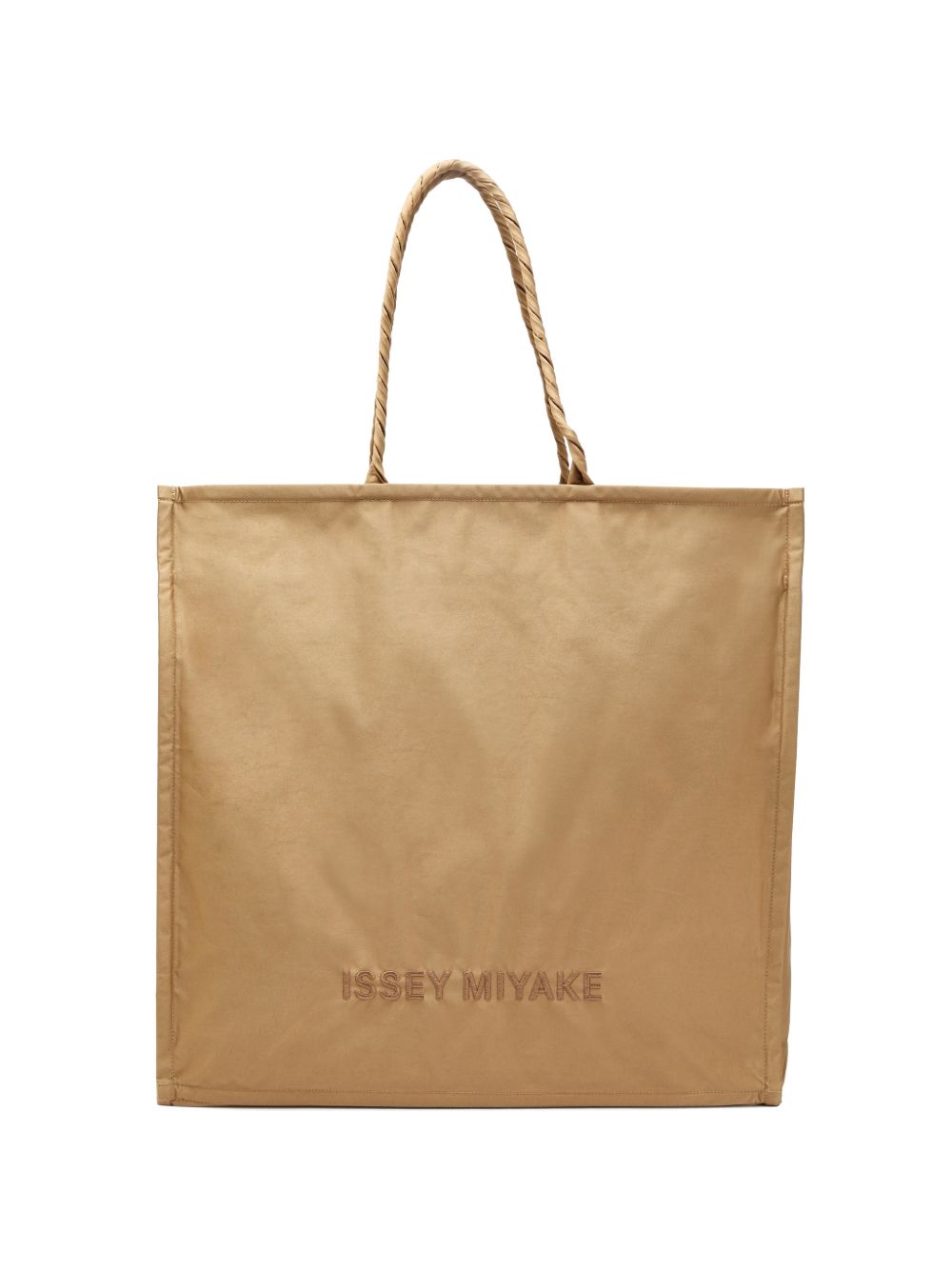 Borsa tote con logo in beige Issey Miyake - donna 