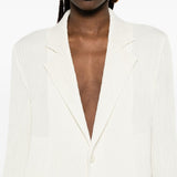 Camicia a pieghe in bianco Issey miyake  - donna 