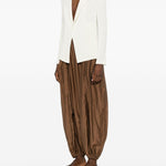 Camicia a pieghe in bianco Issey miyake  - donna 