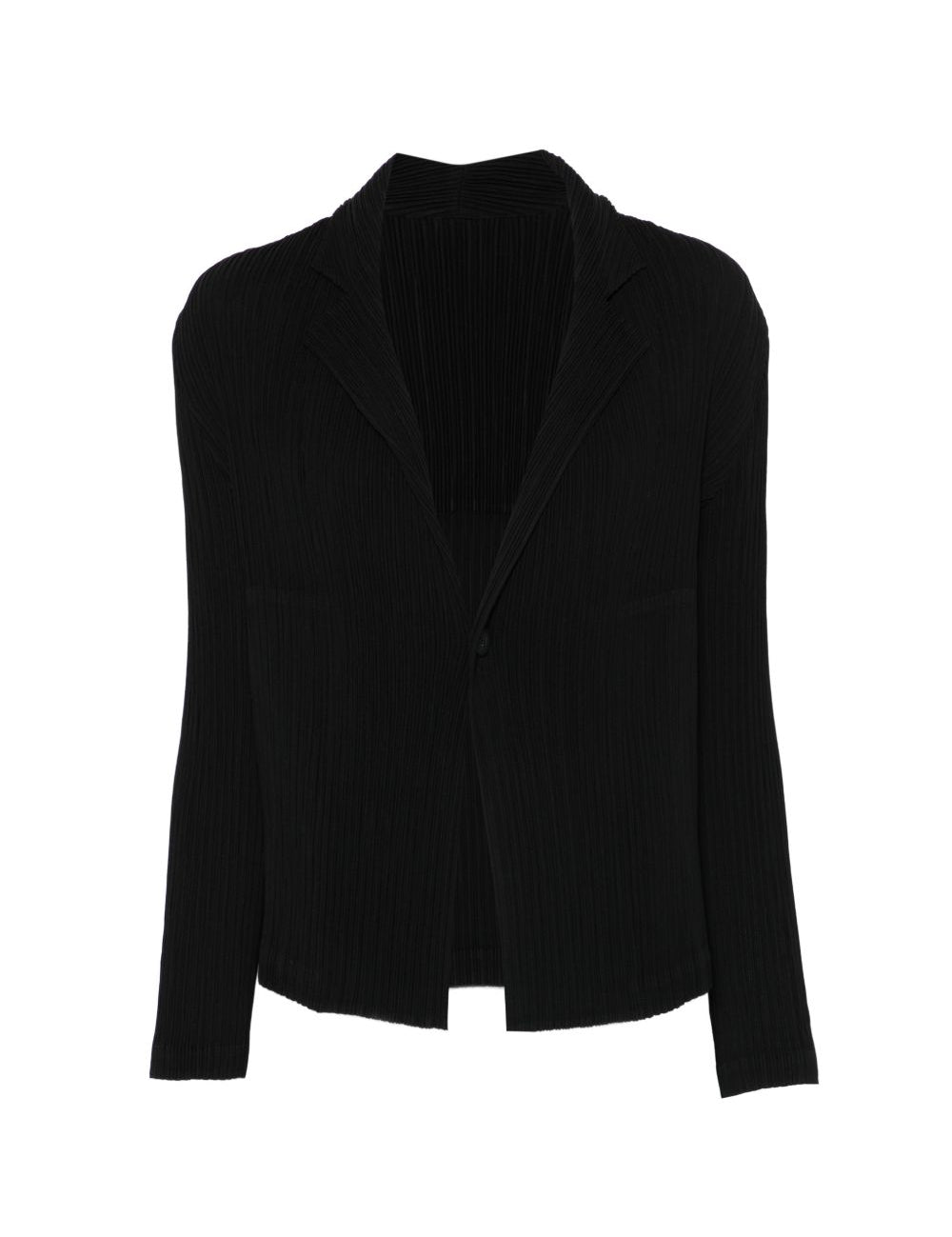 Top plisettato con bottone  in nero Issey miyake  - donna 