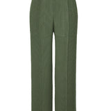 Pantaloni plisettati rhumbus in verde Issey Miyake - donna 
