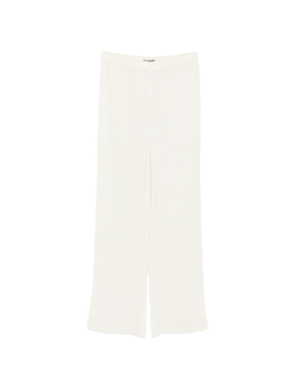 Pantaloni con pieghe in bianco Issey miyake  - donna 