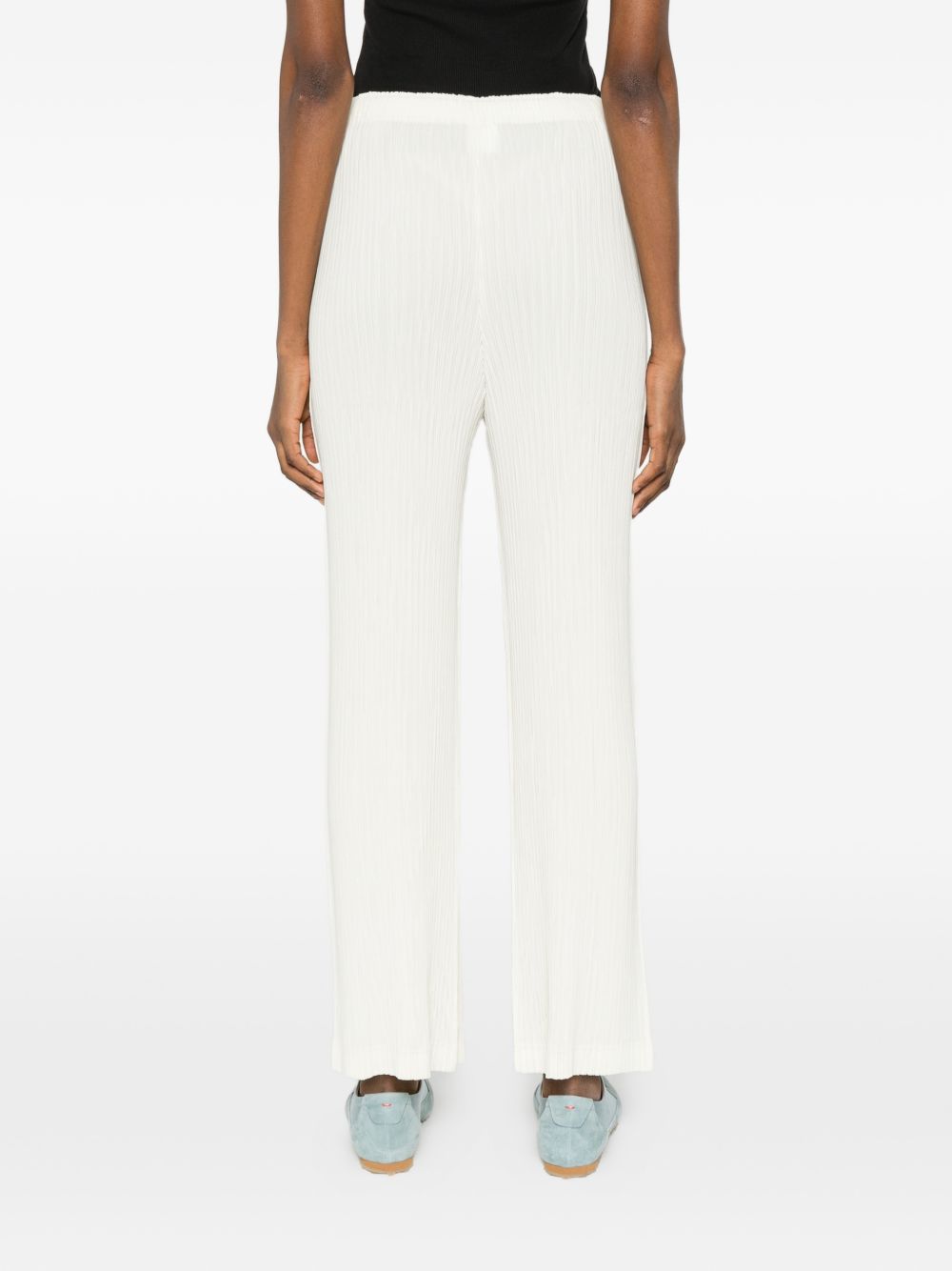 Pantaloni con pieghe in bianco Issey miyake  - donna 