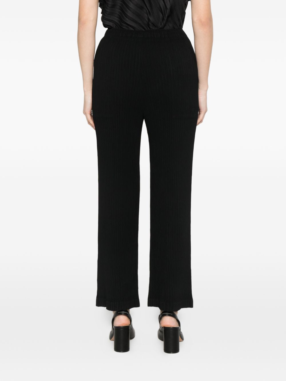 Pantaloni con pieghe in nero Issey miyake  - donna 