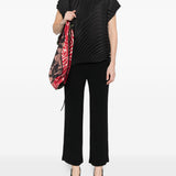 Pantaloni con pieghe in nero Issey miyake  - donna 
