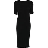 Abito midi plissettato in nero Issey miyake  - donna 