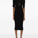 Abito midi plissettato in nero Issey miyake  - donna 