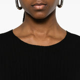 Abito midi plissettato in nero Issey miyake  - donna 