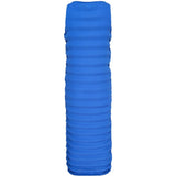 Abito midi spring con design plisettato in blu 