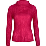 Top a maniche lunghe in rosa Issey miyake - donna 