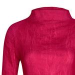 Top a maniche lunghe in rosa Issey miyake - donna 