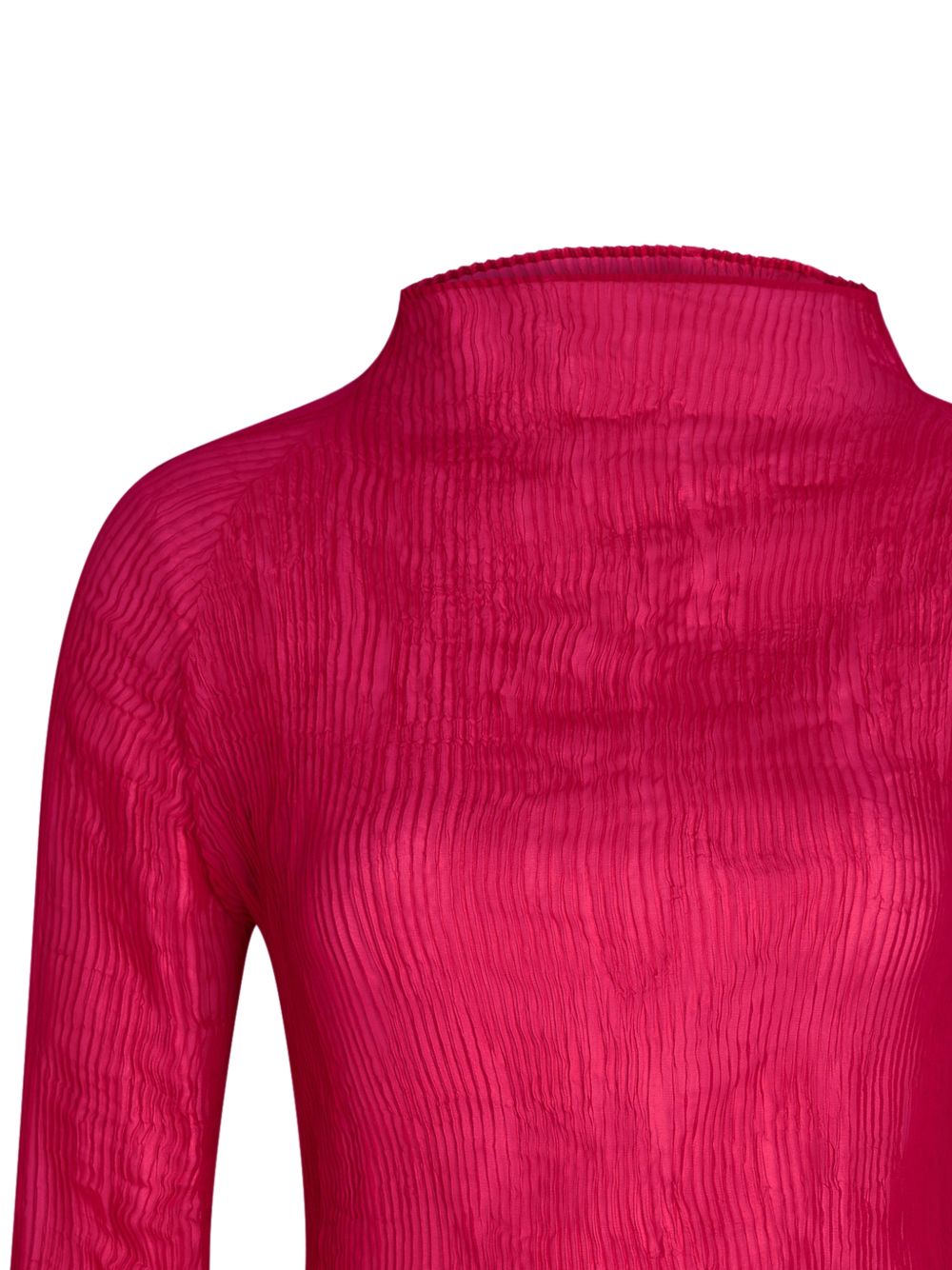 Top a maniche lunghe in rosa Issey miyake - donna 