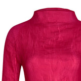 Top a maniche lunghe in rosa Issey miyake - donna 