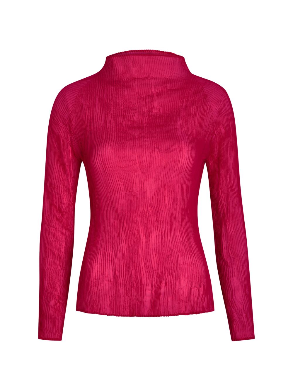 Top a maniche lunghe in rosa Issey miyake - donna 