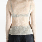 Top plissettato in beige Issey miyake - donna 