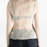 Top plissettato in beige Issey miyake - donna 