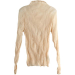 Top plissettato in beige Issey miyake - donna 
