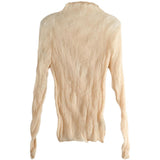 Top plissettato in beige Issey miyake - donna 