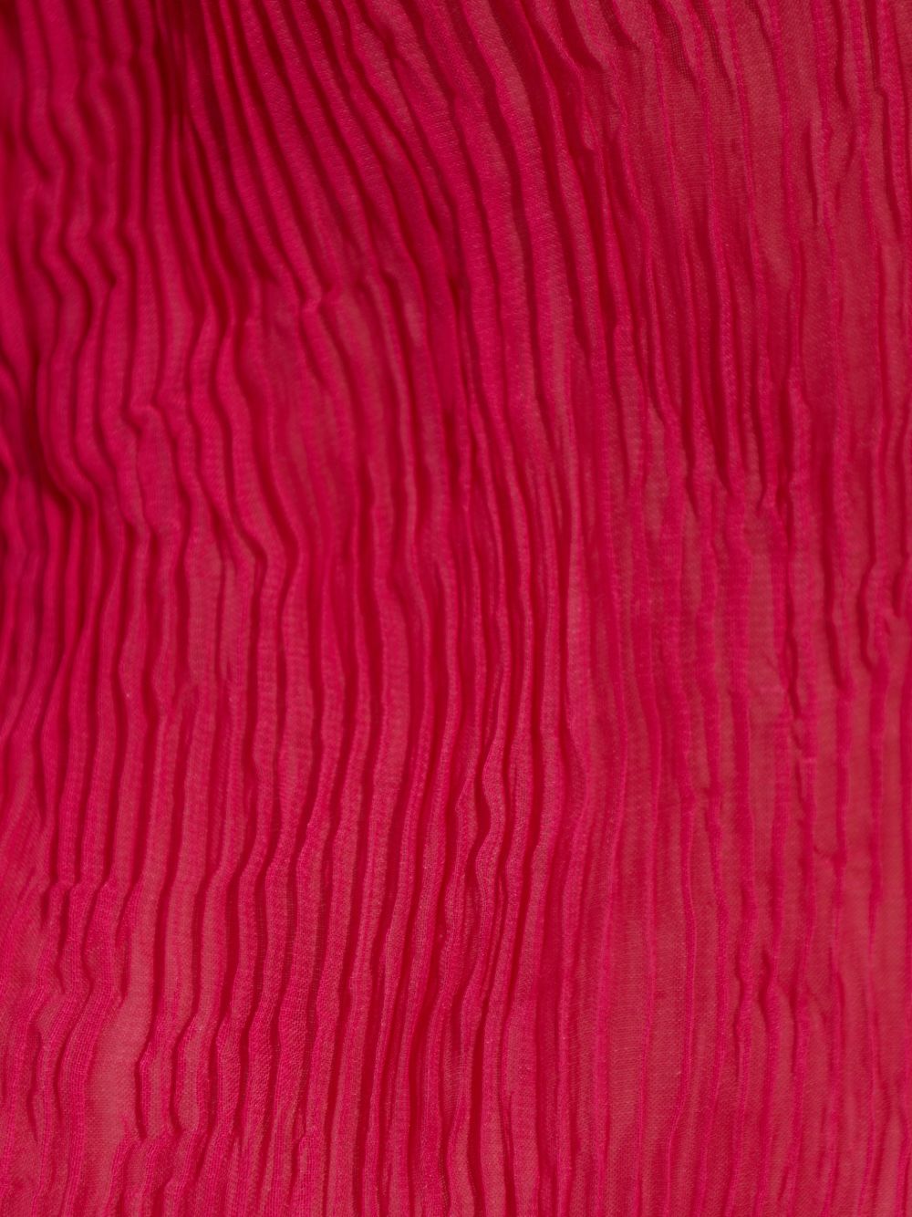 Top con scollo a v plissettato in rosa Issey miyake - donna 