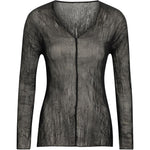 Top effetto plisse in nero Issey miyake  - donna 