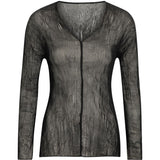 Top effetto plisse in nero Issey miyake  - donna 