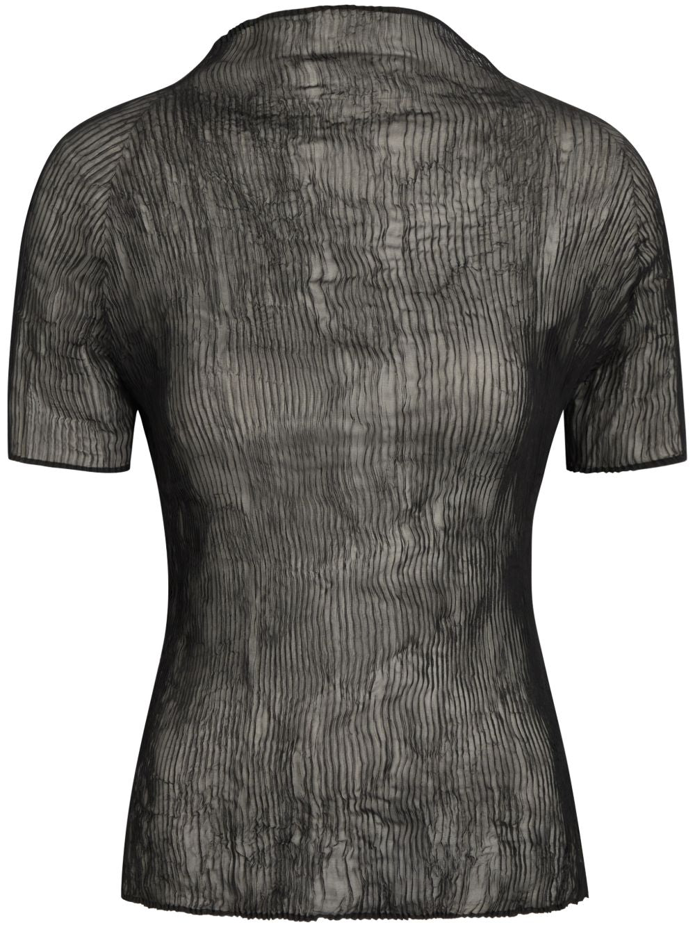 Top effetto plisse in nero Issey miyake  - donna 