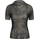 Top effetto plisse in nero Issey miyake  - donna 