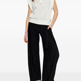 Camicia smanicata con colletto classico in bianco - Issey Miyake 