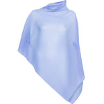 BLUSA a collo alto asimmetrico in azzurro Issey miyake - donna 