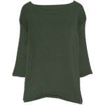 Top effetto plissé in verde Issey miyake - donna 
