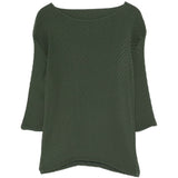 Top effetto plissé in verde Issey miyake - donna 