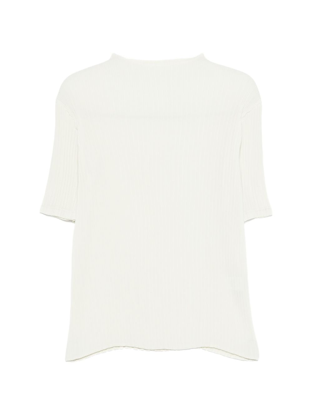 Top a pieghe in bianco Issey miyake - donna 