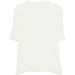 Top a pieghe in bianco Issey miyake - donna 