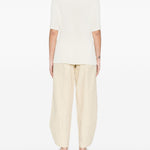 Top a pieghe in bianco Issey miyake - donna 