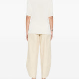 Top a pieghe in bianco Issey miyake - donna 