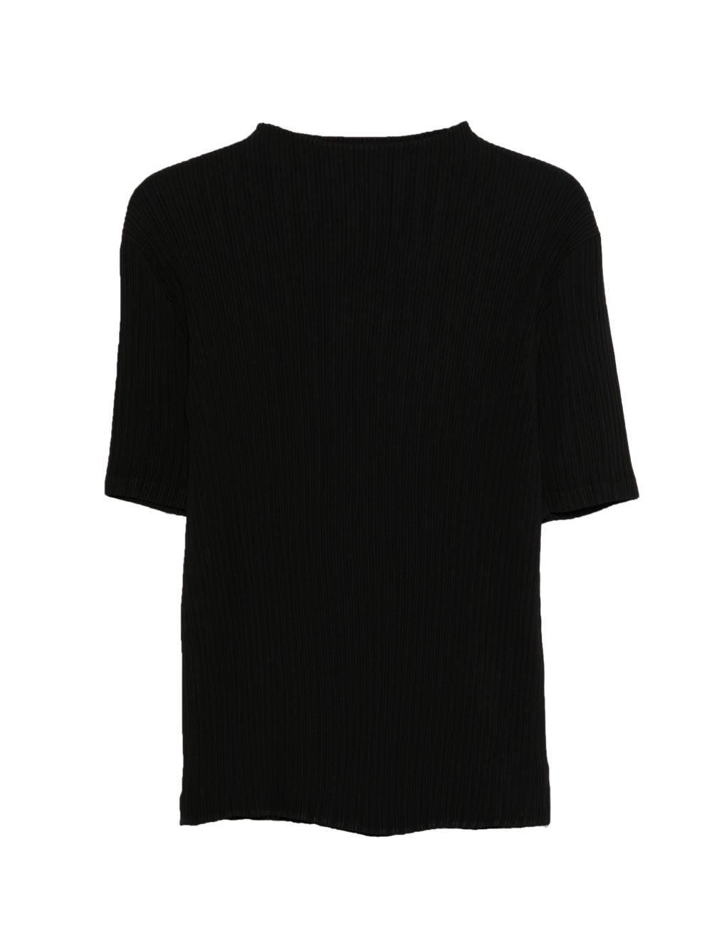T-SHIRT a coste in nero Issey miyake - donna 