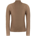 Top a maniche lunghe con design plissettato in beige Issey miyake  - donna 