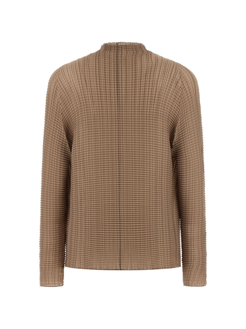 Top plisettato con bottone  in marrone Issey miyake  - donna 