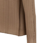 Top plisettato con bottone  in marrone Issey miyake  - donna 