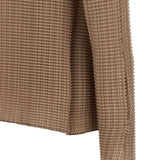 Top plisettato con bottone  in marrone Issey miyake  - donna 