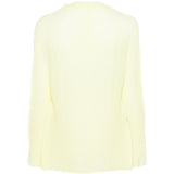 Top plisettato con bottone  in giallo Issey miyake  - donna 