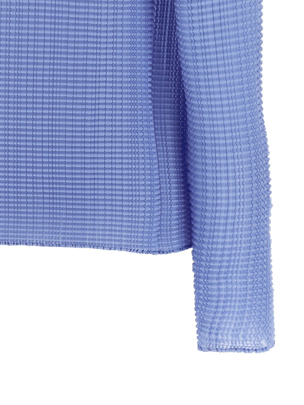 Cardigan con finitura in rilievo in azzurro ISSEY MIYAKE - donna 